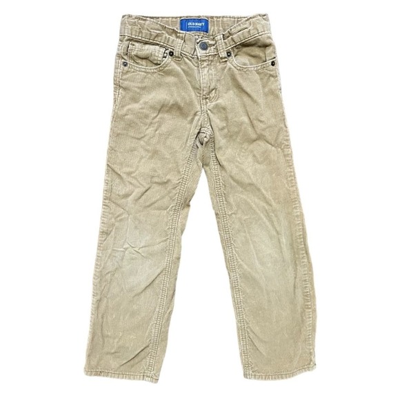 OLD NAVY Straight Leg Corduroy Pants in Khaki SZ 6 - Picture 1 of 7
